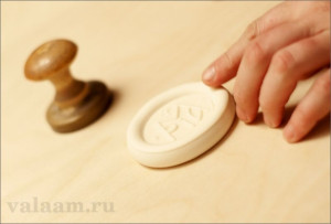 Печать на просфоре.